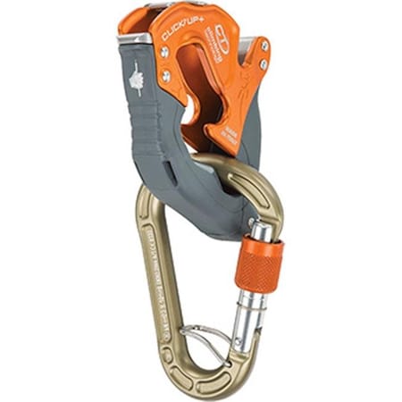 Climbing Technology Climbing Technology 434546 Click-Up Plus with HMS Carabiner; Orange 434546